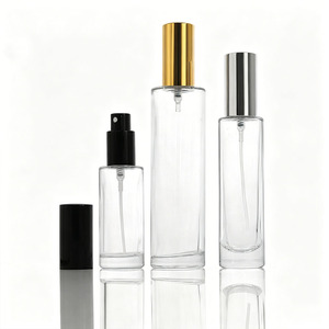ขวดสเปรย์แก้วขนาด 100 มล. แบบมืออาชีพ พร้อมฝาปิดสีทองกันรั่วซึม ภาชนะบรรจุเครื่องสำอางแบบเติมได้ สำหรับน้ำหอม น้ำ แอลกอฮอล์ - Product Image 1