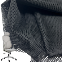 Tissu en maille respirant en polyester 100% de haute qualité pour les housses de siège de chaise, confort et durabilité pour un usage au bureau et à la maison