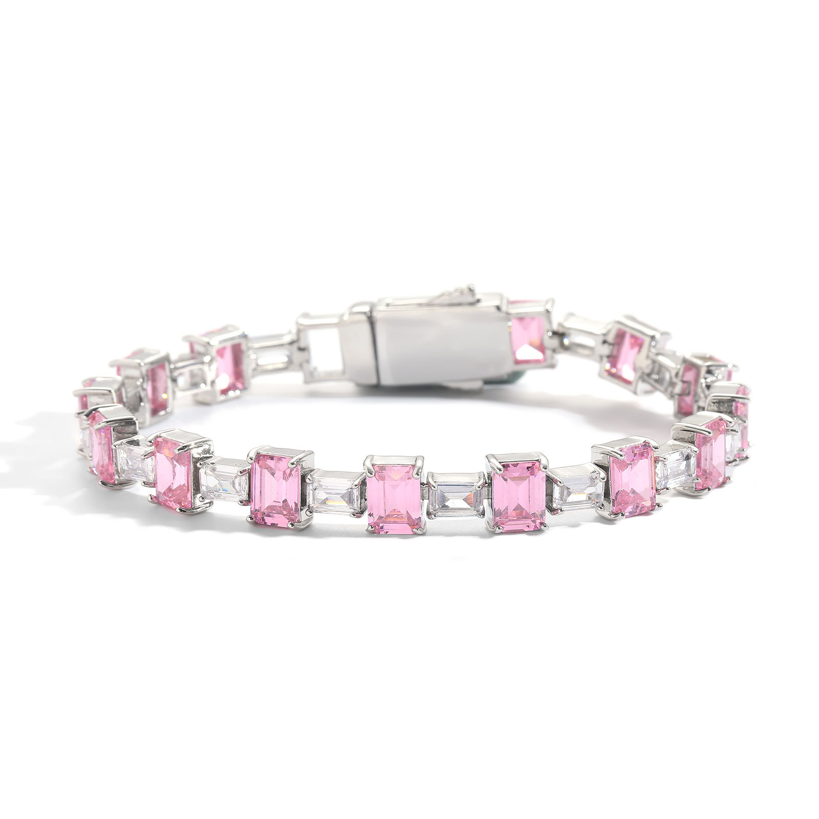 Silver -7inch bracelet (about 18cm long)