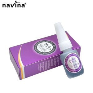 <span class=keywords><strong>Navina</strong></span> Black Lash Glue para extensiones-Hipoalergénico sin escozor 24 H Larga duración Fuerte Perfecto para <span class=keywords><strong>pestañas</strong></span> clásicas de volumen - Product Image 1