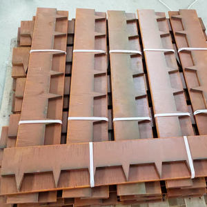 Bordure de pelouse en acier Corten effet rouillé pour la décoration de jardin - Prix de gros - Product Image 1