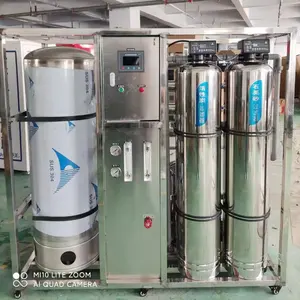 Máquina purificadora de agua para plantas, sistema de ósmosis inversa y ósmosis inversa de 500lh