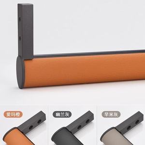 Varilla colgante de cuero montada en la parte superior de gama alta Varilla colgante de tubo redondo de aleación de aluminio - Product Image 5