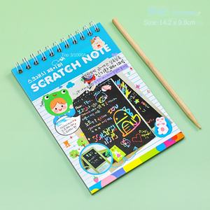 Набор для творчества «Скретч-арт» для детей (унисекс): разноцветные листы для рисования и граффити, идеальный подарок для детского сада - Product Image 6