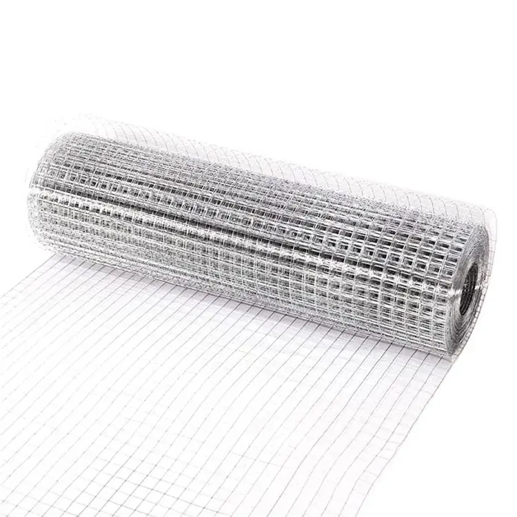 Manufacturers Direct Selling Galvanized Aviary Mesh Black Chicken Coop Mesh Welded Wire Mesh Roll