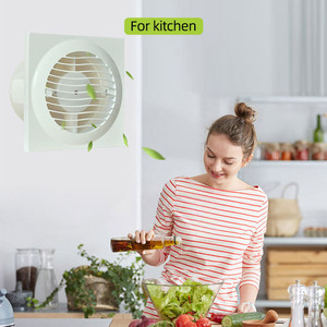 Ventilador de Extracción Eléctrico Moderno de Alta Calidad de 5 Pulgadas, de Plástico, para Baño, con LED, Impermeable IPX4, Flujo de Aire de 180 m/h, Montable en Pared/Techo, OEM/ODM - Product Image 5