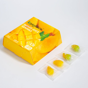 3Dマンゴー味面白いゼリーの皮むきビッグノーマルサイズマンゴー型グミキャンディー皮むきグミ - Product Image 2