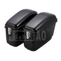 Boîte latérale universelle pour moto JIZHIHAO de haute qualité en ABS 30L, comprend des kits de montage et deux clés pour la rénovation/amélioration (Modèle