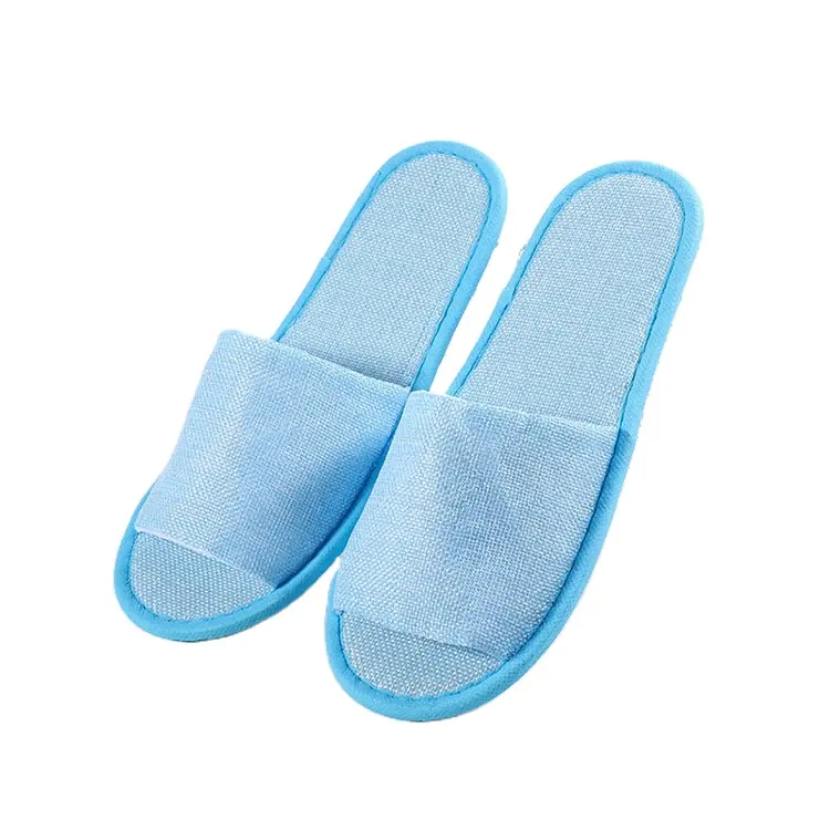 Gemakkelijk Te Gebruiken Hotel Slippers Zomer Homestay Kamers Home Hospitality Non Slip Half Pack Linnen Wegwerp Hotel Slippers