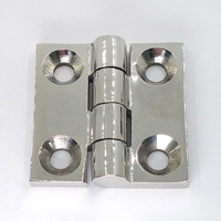 Charnière à embout en acier inoxydable 316 pour usage maritime, 38x38mm (1,5 pouce x 1,5 pouce), charnières de pont, charnières à sangle, accessoires de quincaillerie pour bateaux, yachts et navires