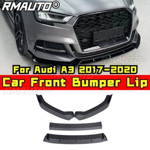 สปอยเลอร์กันชนหน้ารถยนต์ ฝาครอบป้องกันกันชนหน้า ชุดแต่งกันชนหน้า สำหรับ Audi A3 2017-2020 อุปกรณ์ตกแต่งรถยนต์ - Product Image 1