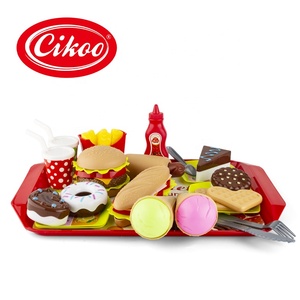 Hot bán 49 cái chơi thực phẩm Set nhựa thực tế đồ chơi nhà bếp cho trẻ em mầm non cho Amazon bán buôn - Product Image 5