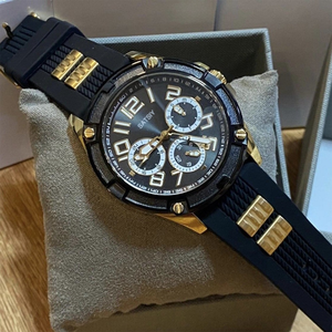 <span class=keywords><strong>Reloj</strong></span> <span class=keywords><strong>GUESS</strong></span> GW0051G4 al por Mayor, Nuevo Modelo 2025, Deportivo y Ejecutivo para Hombre, Cronógrafo con Movimiento <span class=keywords><strong>de</strong></span> Cuarzo, Esfera Negra <span class=keywords><strong>de</strong></span> 46 mm, Acero Inoxidable - Product Image 4