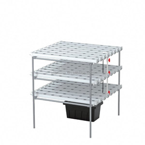 Système hydroponique vertical commercial en alliage d'aluminium et PVC-U, solutions <span class=keywords><strong>de</strong></span> culture <span class=keywords><strong>de</strong></span> légumes et <span class=keywords><strong>de</strong></span> fraises en serre NFT - Product Image 2