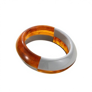 Accesorios de Boda Elegantes y Creativos, Pulseras de Resina para Mujer, Brazaletes de Pareja con Diseño de Ángel, Joyería Navideña al por Mayor - Product Image 1