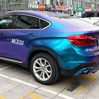 Marque MCESS hypershift colour car paint spray poudre de pigment noir à rouge pour la peinture