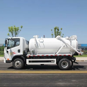 Camion d'aspiration des eaux usées à prix d'usine, réservoir sous vide de 5000 L, 4x2 diesel, petite profondeur d'aspiration de 8 m - Product Image 6