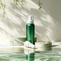Conteneur cosmétique en plastique PET personnalisé 50-100 ml, flacon pulvérisateur de voyage pour huile essentielle, lotion et sérum