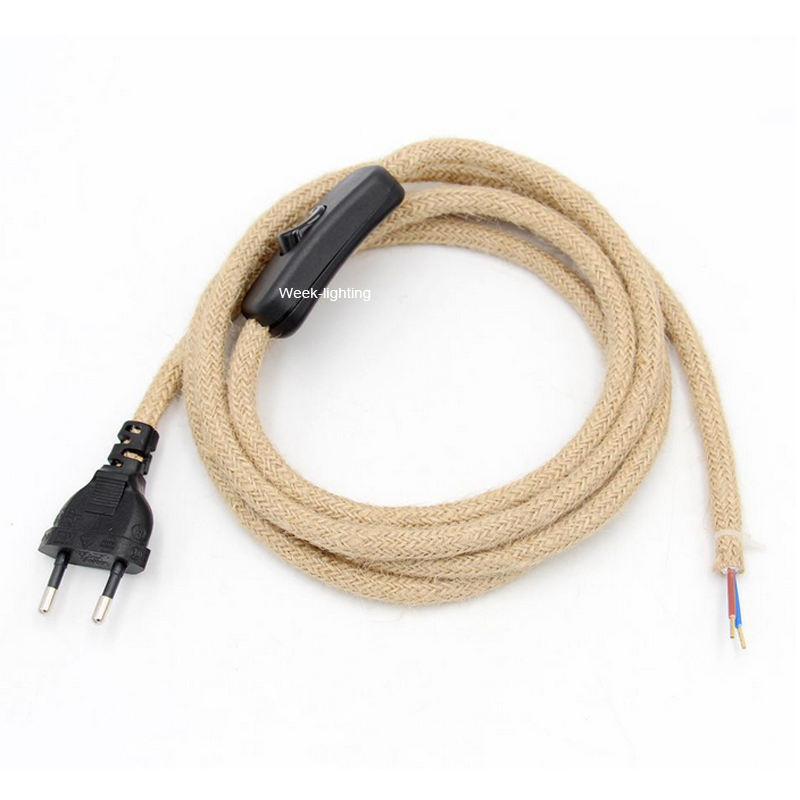 110v-220v AC Power Supply Cable Eclectic Cord With On/off Switch For Led Light - Foto 4