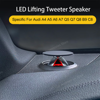 Haut-parleur tweeter 32 couleurs pour Audi A4 A5 A6 A7 Q5 Q7 Q8 C7 B9, klaxon électrique LED pour tableau de bord de voiture, remplacement des aigus