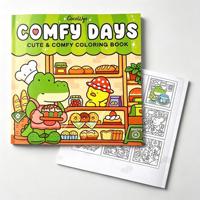 Livre de coloriage personnalisé de 40 pages pour adultes et enfants, papier kraft, impression offset