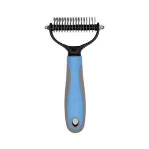 Double Sided <b>Pet</b> Comb Stainless Steel Detangling Massage Grooming Tool For Dogs - Product Image 2