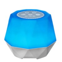 Machine à bruit blanc pour le sommeil, avec minuterie de charge intelligente, veilleuse, réglage des couleurs RGB, changement de chansons, appareil apaisant portable et compact