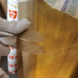 오일 가스 여과 와이어용 고온 구리 메쉬 금속 일반 직조 <span class=keywords><strong>EMF</strong></span> 차폐 직조 스크린 절단 용접 서비스 - Product Image 3