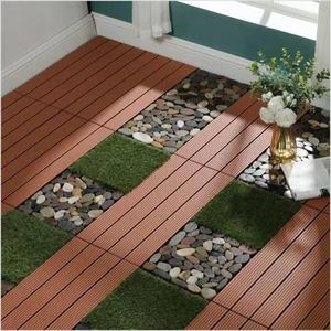 Sàn gỗ gạch tự làm phòng tắm hơi Hội Đồng Quản trị sàn rắn lan can 3D dập nổi WPC <span class=keywords><strong>Composite</strong></span> hàng rào s699a WPC ngoài trời WPC decking thanh - Product Image 2