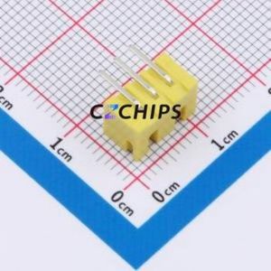 BX-XH2.54-3PWZ-Y Wire-to-Board Pin Header Bent Lead Through Hole,P=2.54mm Connector 1x3P 2.5mm Right Angle Insert XH - Product Image 2