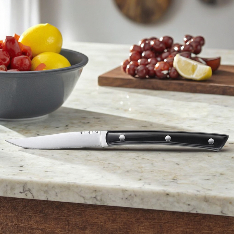 Custom Designed Stainless Steel Serrated Steak