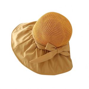 Summer Custom Anti-UV Wide Brim Fashion <b>Sunscreen</b> Beach Sun Hats for Ladies - Product Image 6