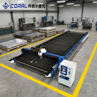 Machine de découpe laser CNC sur rail au sol CORAL CRL-12025AD 20000W, directement de l'usine, pour la fabrication métallique à grande échelle