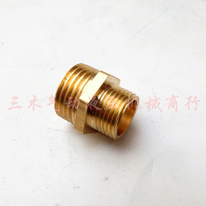 Copper Pipe Fittings External Thread Reducer 1 Point To 2 Point Straight Through <b>Adapter</b> For Pneumatic Systems - Product Image 2