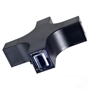 Lampe murale extérieure 4W à motif étoile croisée, étanche, pour aménagement paysager, villa, cour - Product Image 1