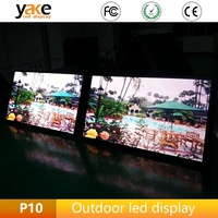 Panneau led double face Wifi P5 P6 P8 P10 4x8 pieds, panneau d'affichage de studio led, publicité hd tv, grand écran led extérieur