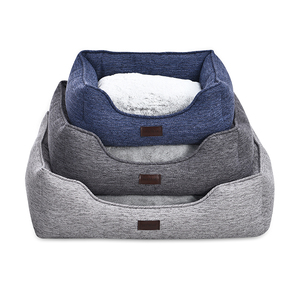 Holesale-camas con logotipo personalizado para mascotas, accesorios de tela jacquard para perros con alfombrilla suave de felpa corta - Product Image 1