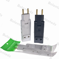 Adaptateur de prise électrique murale 4 en 1, prise européenne, adaptateur de prise à 180 degrés, adaptateur de voyage Mexique Canada, convertisseur d'alimentation portable