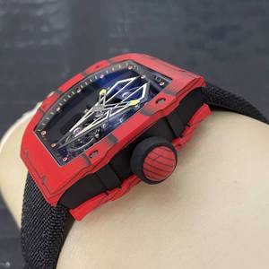 Luxurious high-end 2703 barrel-shaped <b>automatic</b> tourbillon <b>wristwatch</b>, suitable for men's business gift watches - Product Image 4