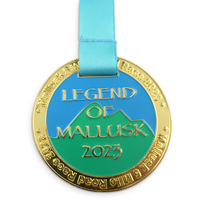 Medalla de rompecabezas de código QR con logotipo artesanal de metal de las Naciones Unidas promocional