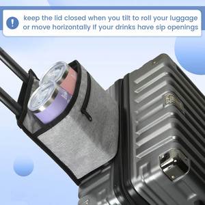 Multifunctional Travel Caddy Luggage Cup Holder Also As a Stroller & Automotive Cup Holder - Product Image 4