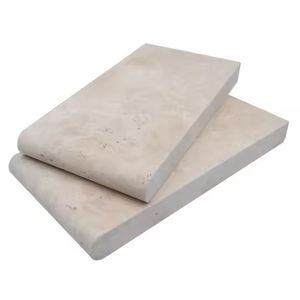 Pavés en travertin ivoire de qualité supérieure à double bullnose pour l'extérieur, l'intérieur et la piscine en pierre naturelle - Product Image 4