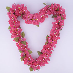 Collier <span class=keywords><strong>de</strong></span> fleurs artificielles en soie Bougainvillea KN-hl013m 100CM, collier <span class=keywords><strong>de</strong></span> fleurs hawaïen pour fête, <span class=keywords><strong>couronne</strong></span> florale pour anniversaire, Noël, Nouvel An - Product Image 4