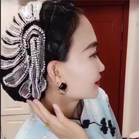 Étnico nuevo gorro islámico Dubai estilo árabe musulmán turbante sombrero mujer quimio gorra pérdida de cabello cabeza cubierta envoltura