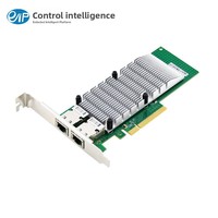 Tarjeta de Red Interna Industrial EFT-123 Intel X550 10Gbps PCI Express 3.0 X8 para Servidor, Adaptador de Almacenamiento