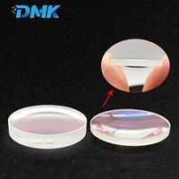 Lentille de collimation laser à fibre DMK D16F60/D20F150/SUP20S/21T/23S en silice fondue au quartz, lentille plano-convexe pour soudage laser