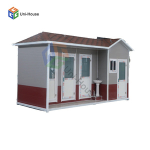 Portatile pratico multi-persona pubblica prefabbricata toilette lussuosa portatile bagno sanitario mobile doccia bagno - Product Image 2