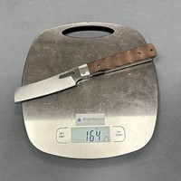 5CR15 RVS Vouwmes voor brood, draagbaar multifunctioneel botermes voor buitengebruik, met textuurhout, 4,5 inch fruit- en campingmes