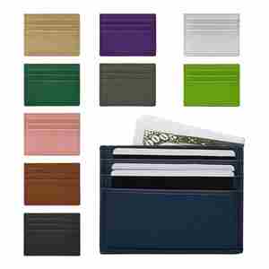Porte-clés personnalisé avec initiales, mini portefeuille avec porte-monnaie, porte-cartes en cuir Saffiano pour femme - Product Image 2