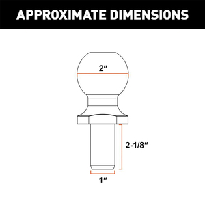 2 inch thép không gỉ tiêu chuẩn Hitch Balls - Product Image 5